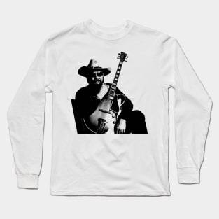 Hank Williams - Classic Style Long Sleeve T-Shirt